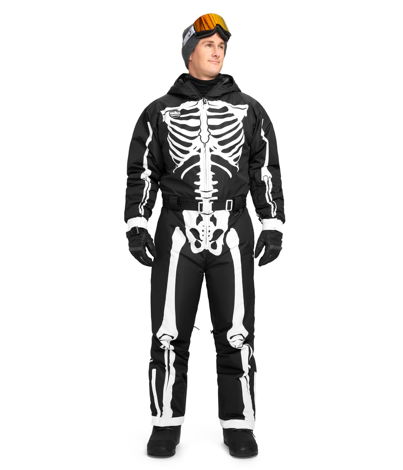 Tipsy Elves Retro Snow Suits for Men - Loud Men's Ski Suits - Warm One Piece for Winter