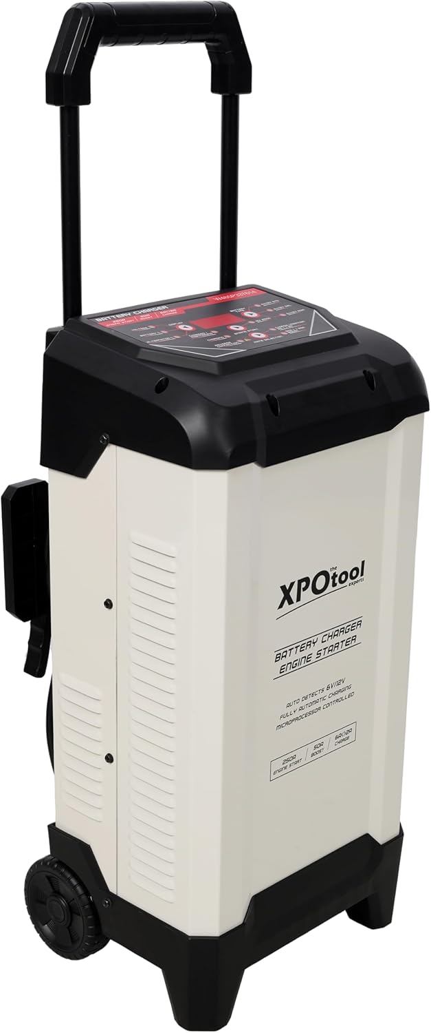 GOWE Smart Wheeling Battery Charger,120V/60Hz,250A,Automotive Battery Charger for 6V & 12V, ETL Certificate