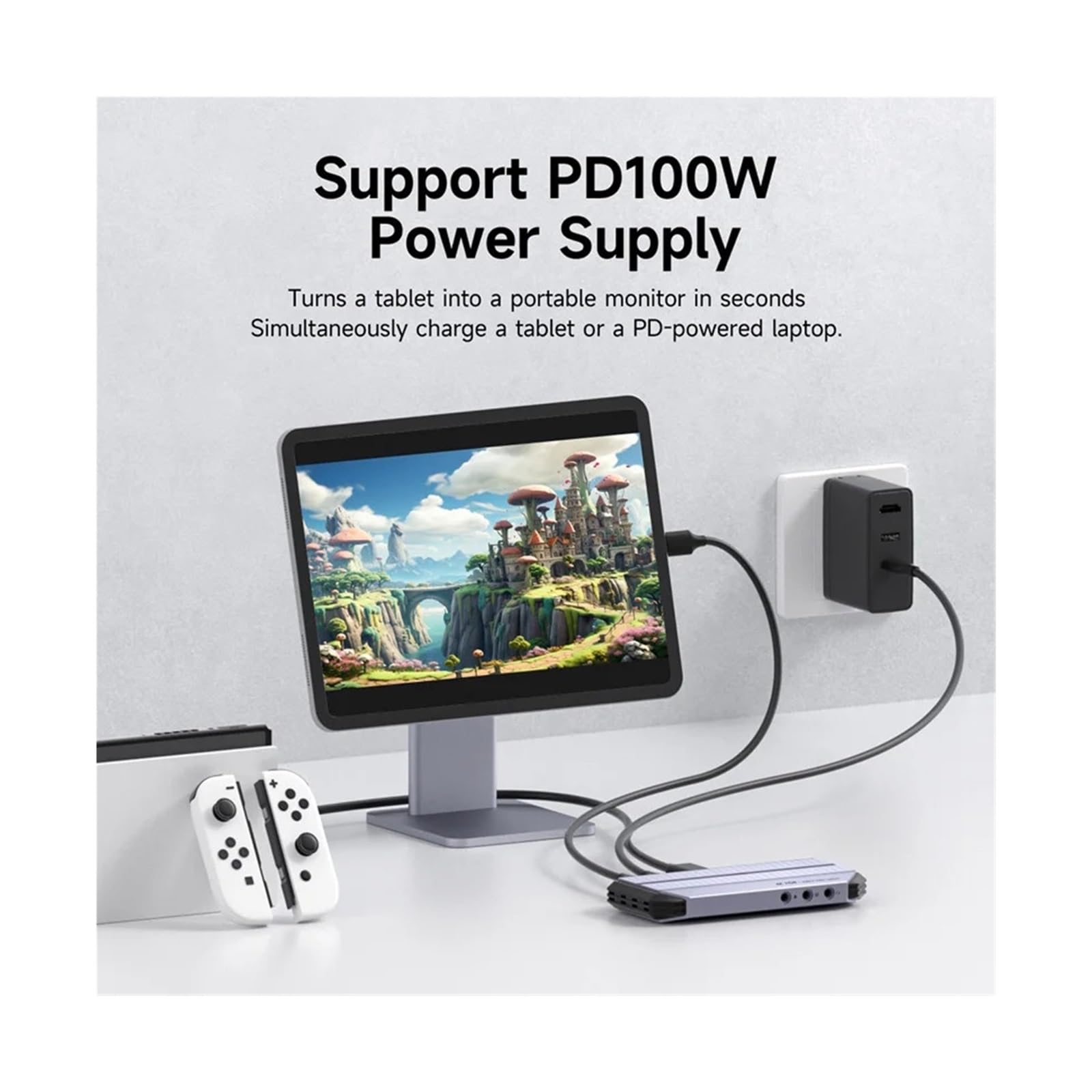 Scheda di acquisizione Video 4K a 60 Hz for Streaming e Giochi 4K 60FPS HDR VRR RGB Passthrough PD 100 W per Lo Streaming di Giochi e la Registrazione Multi-Sorgente(THB04-1080P60)