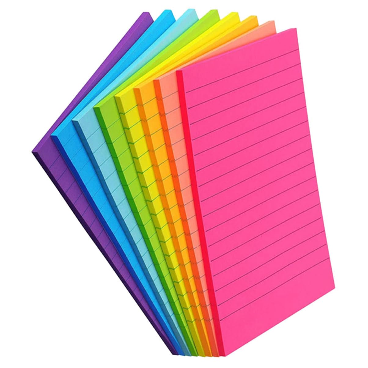VILLCASE 3 Ensembles Notes Autocollantes Horizontales Marqueurs Effaçables À Sec Des Cahiers Notes Autocollantes Pour Rappels Blocs-notes Autocollants Blocs-notes De Couleur 8 Pièces * 3