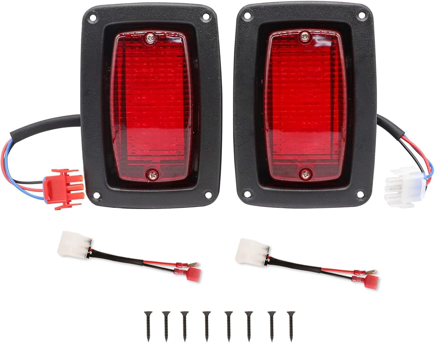 Club Car DS LED Rear Taillights, Golf Cart LED Tail Light Kit Suitable for Club Car DS 1982-Up, Replacement Part OEM#: 1017035, Set of 2