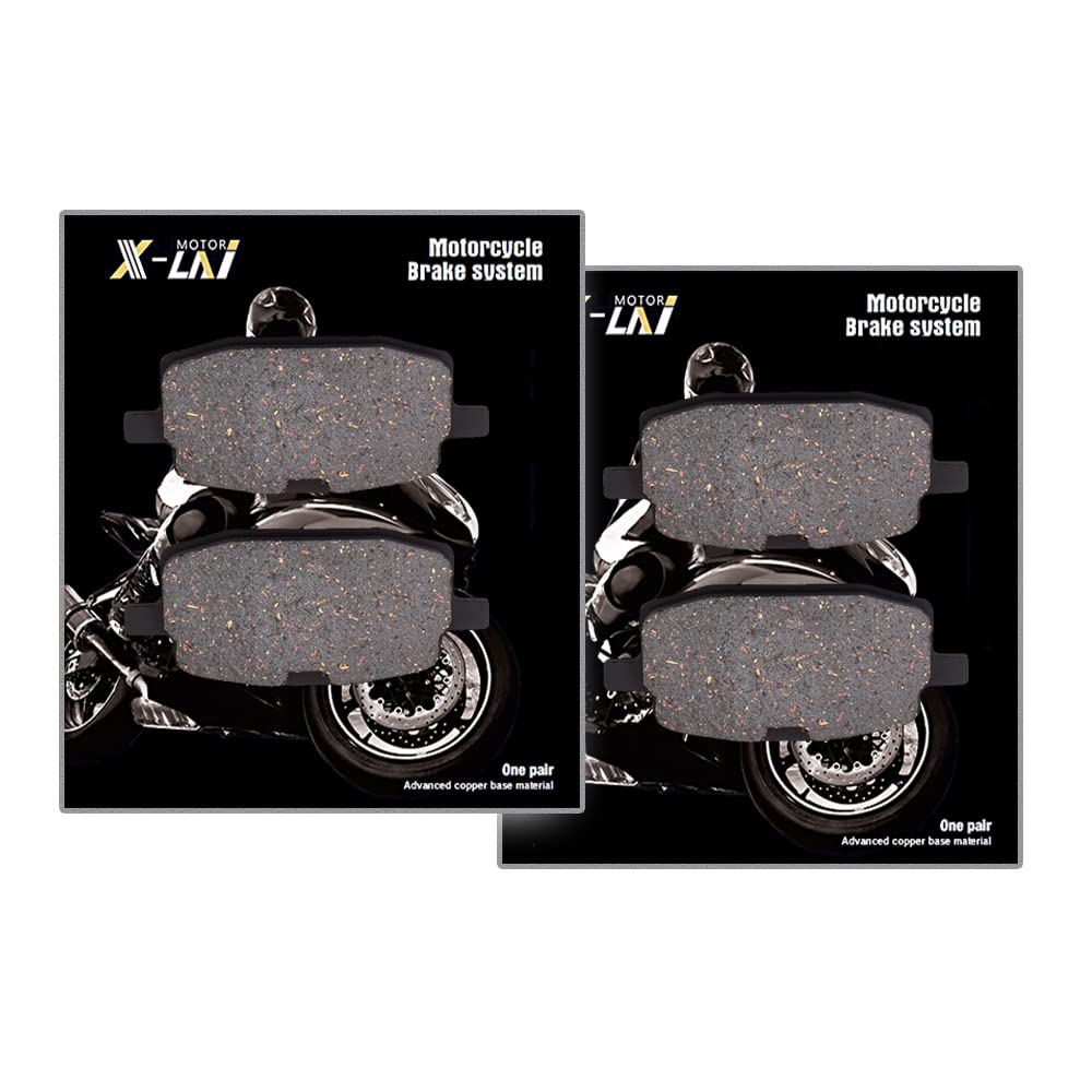 Motorcycle Front Rear Semi-Metallic Brake Pads Organic Disc For TERRAMOTO TDX 125 F / TDX125 F Krusha / TDX125F Street Rippa 2007