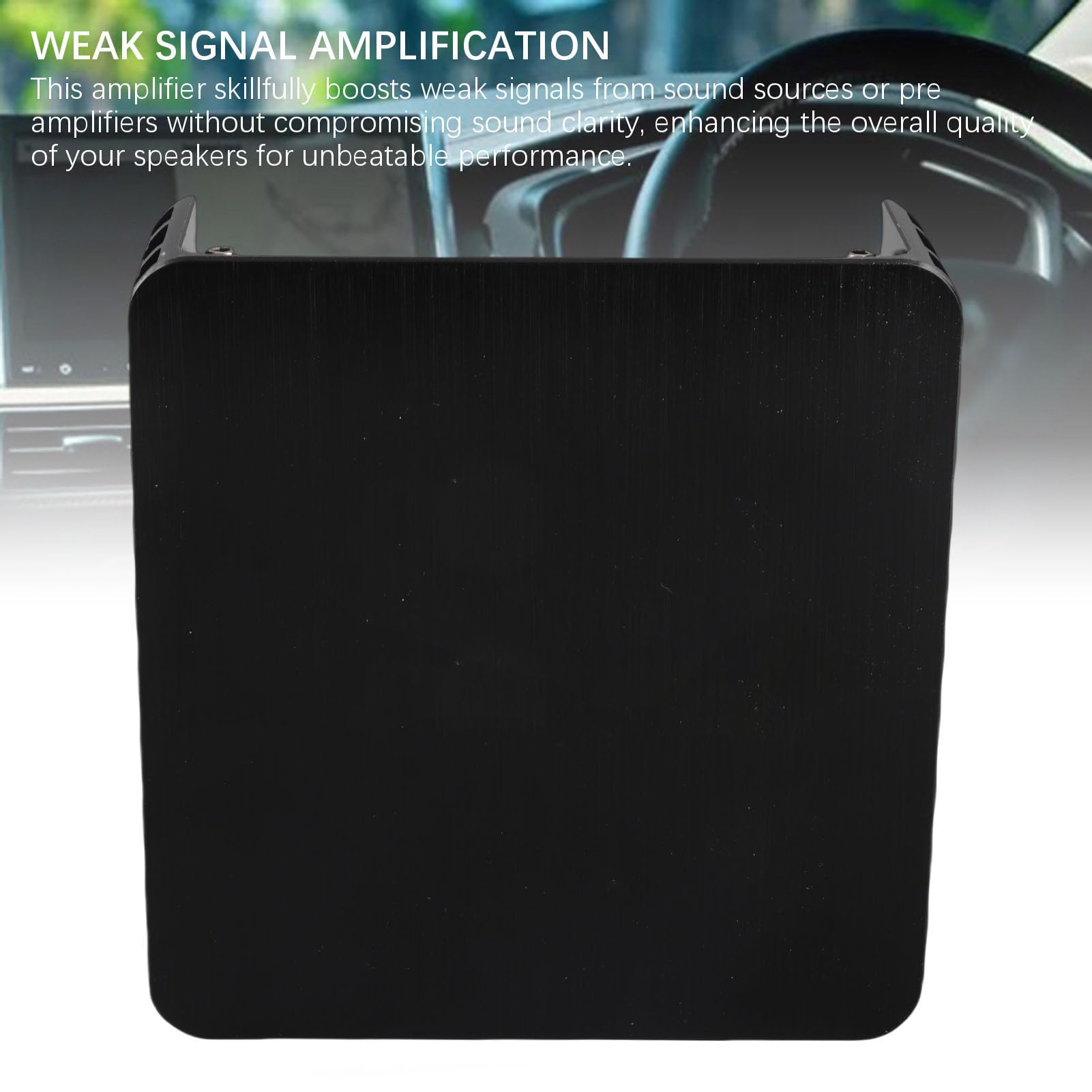 Amplificateur de voiture DSP 320 W Classe de puissance maximale AB avec entrée 4 canaux, amplificateur automobile pour systèmes stéréo de voiture Android pour améliorer (6 Channels)
