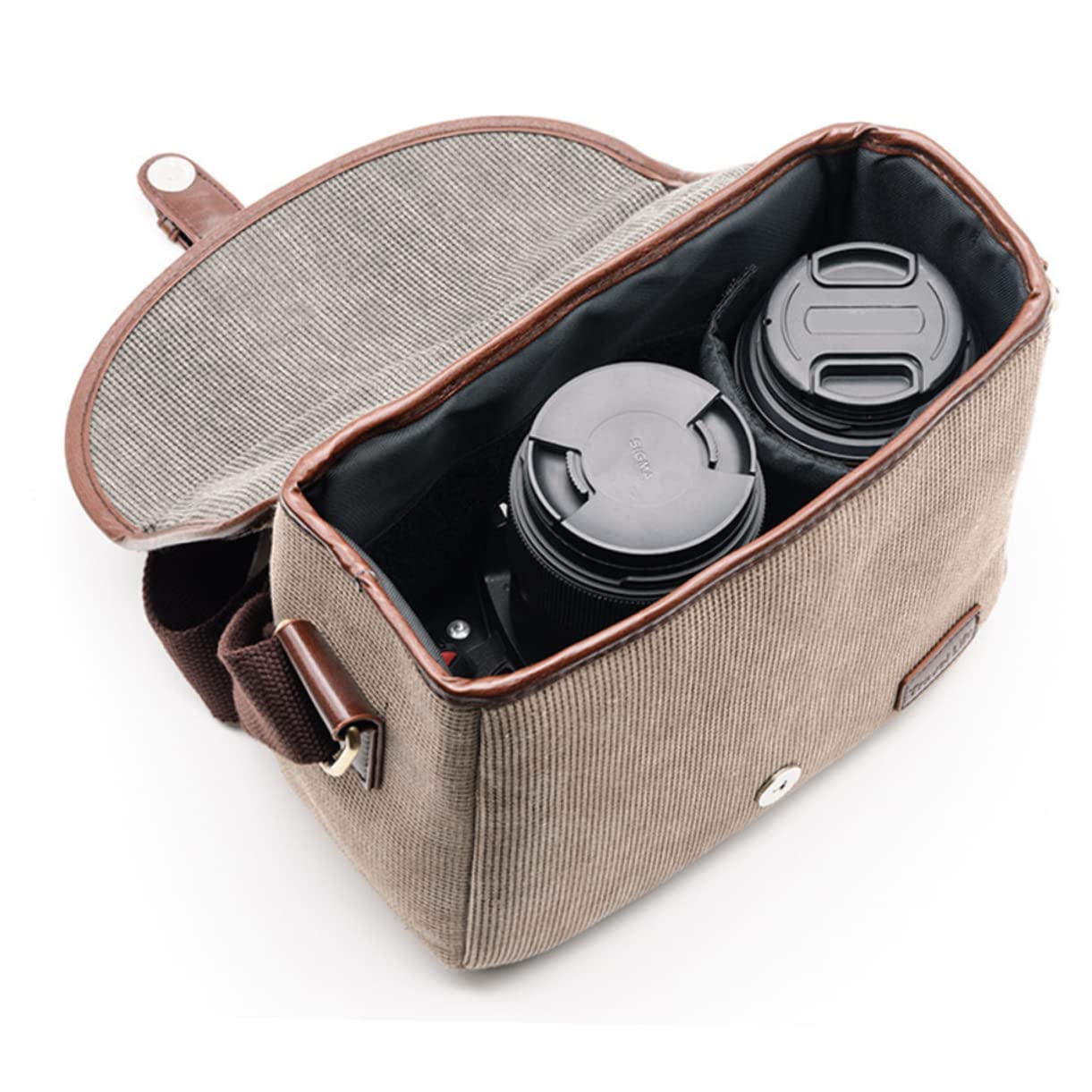 Veemoon Borsa Per Fotocamera Digitale Leggera e Tela Oxford Design Antiurto Organizzatore Per e Multi-scomparto Per Accessori