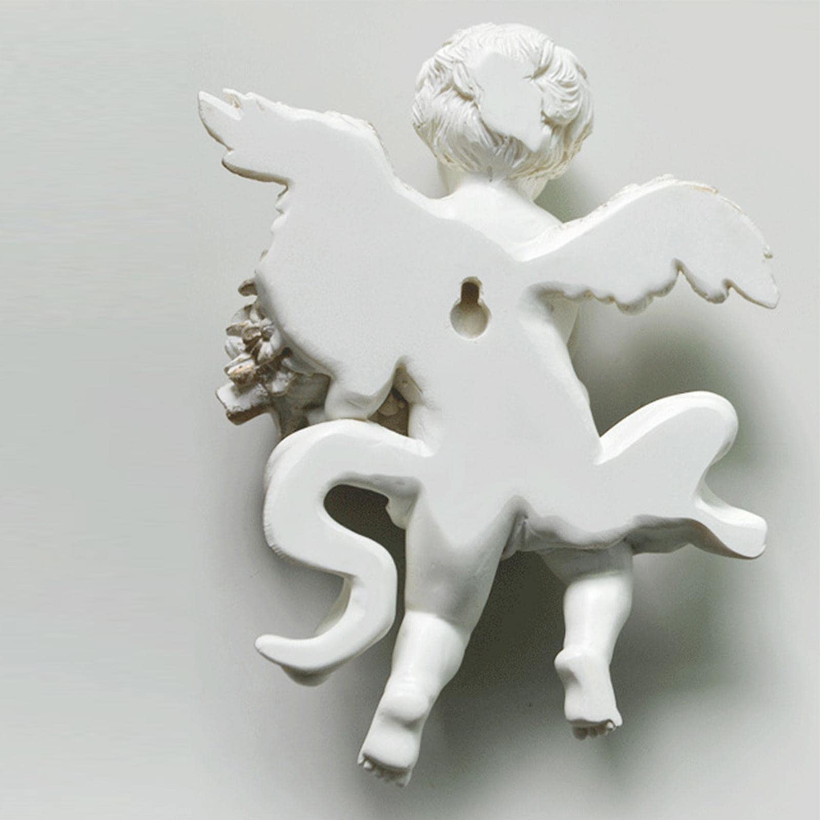 perfk 2X Statuette di Statue di Angeli Adorabili cherubino da Parete appese rezzate Decorative per barchurch Camera da Letto casa, a