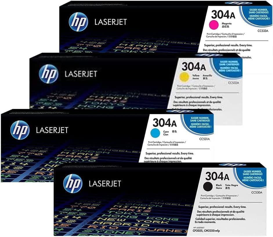 Original Hewlett Packard 304a Toner Cartridges Cc530a Cc531a Cc532a Cc533a  | Desertcart INDIA