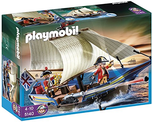 PLAYMOBIL - Barco de los Soldados, Set de Juego (5140)