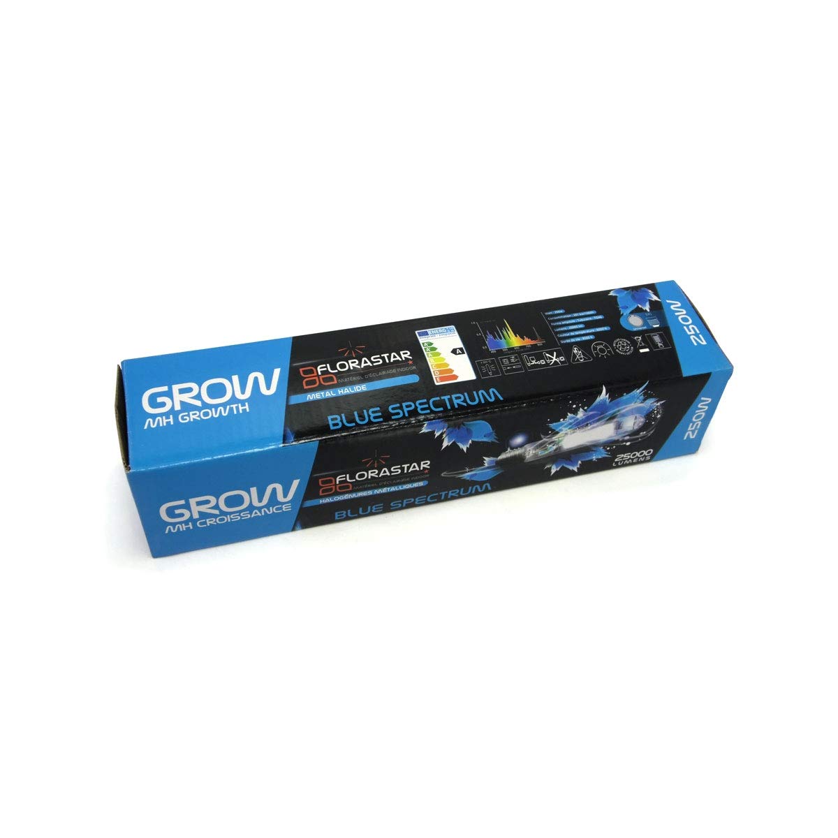 Ampoule MH 250W Spectre Bleu 6000K pour Croissance Végétative – Culot E40