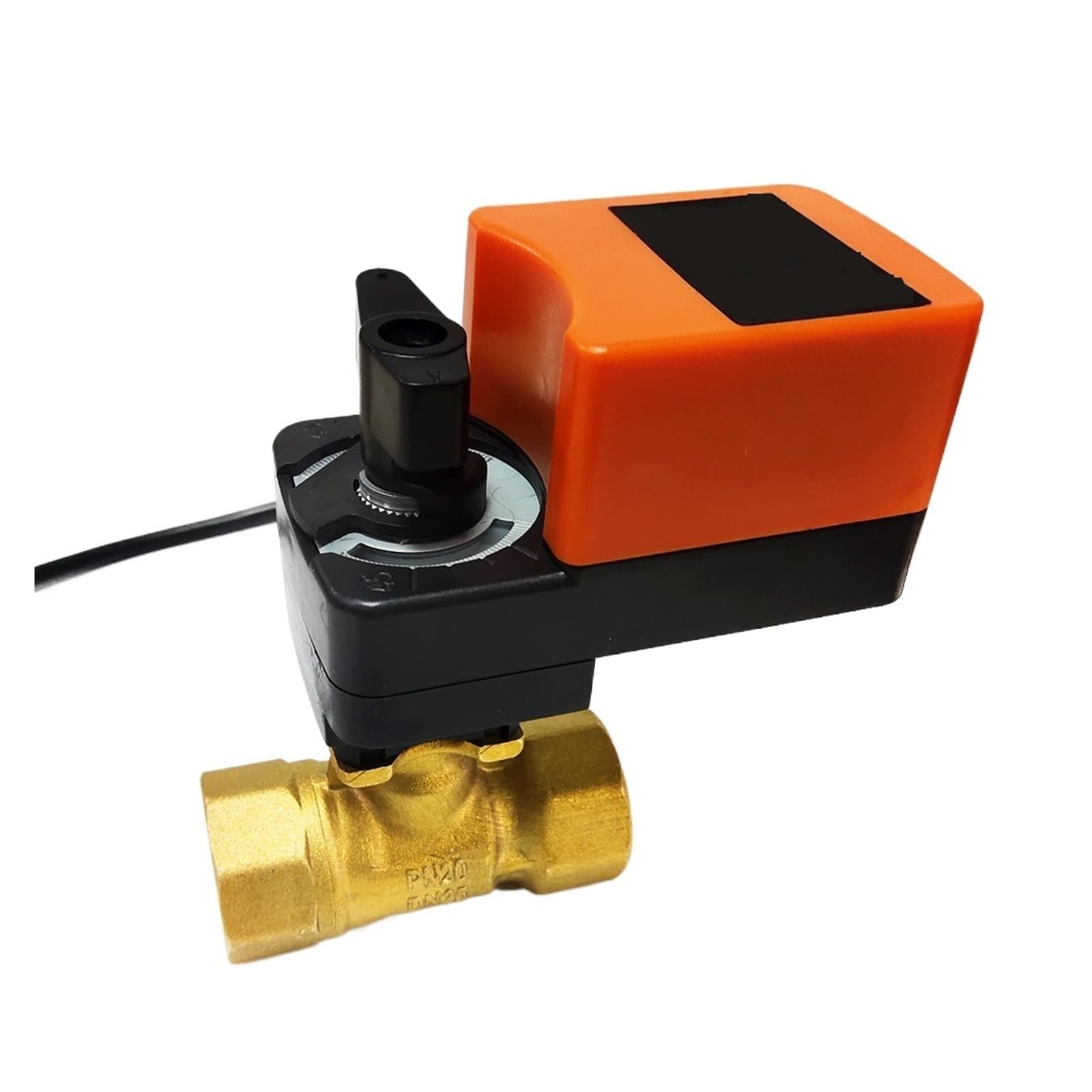 Valvola a sfera La valvola motorizzata elettrica da 2", tipo ON/OFF, DN50 con comando manuale può aprire qualsiasi angolazione for miscelare l'acqua Per attrezzature per acqua potabile