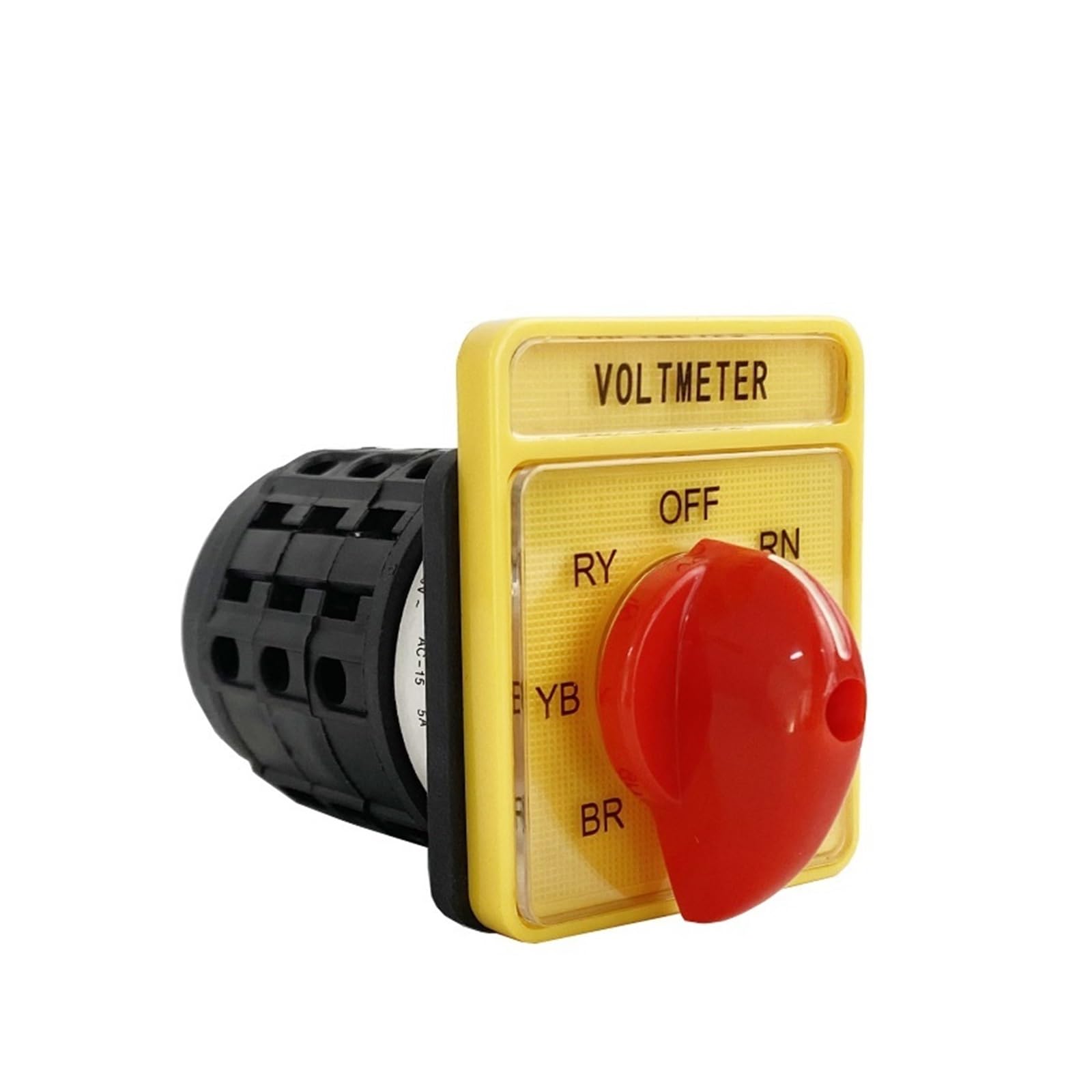 JGNAYRKJQI 7 Positions 16A 250V Silver Contact Voltmeter Voltage Transfer Manual Cam Rotary Changeover Switch Three Poles