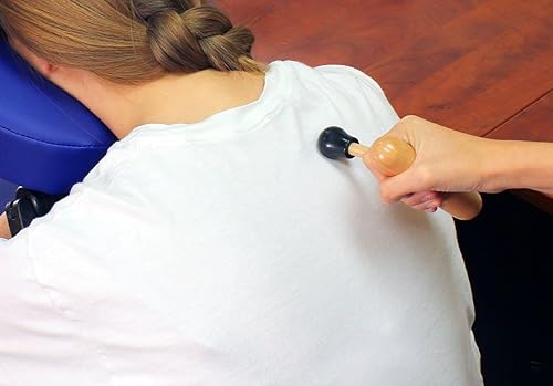 Miniatura 6 de Protector de pulgar de madera para punto de disparo, tejido profundo T forma de barra de prensa de madera