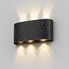 Overhead 9W Decorative Duplex Garden Sconce – IP65 Waterproof, LED with Lens, 3200K Daylight Color, Indoor and Outdoor Wall Lighting, Modern Black Body [Energy Grade F]