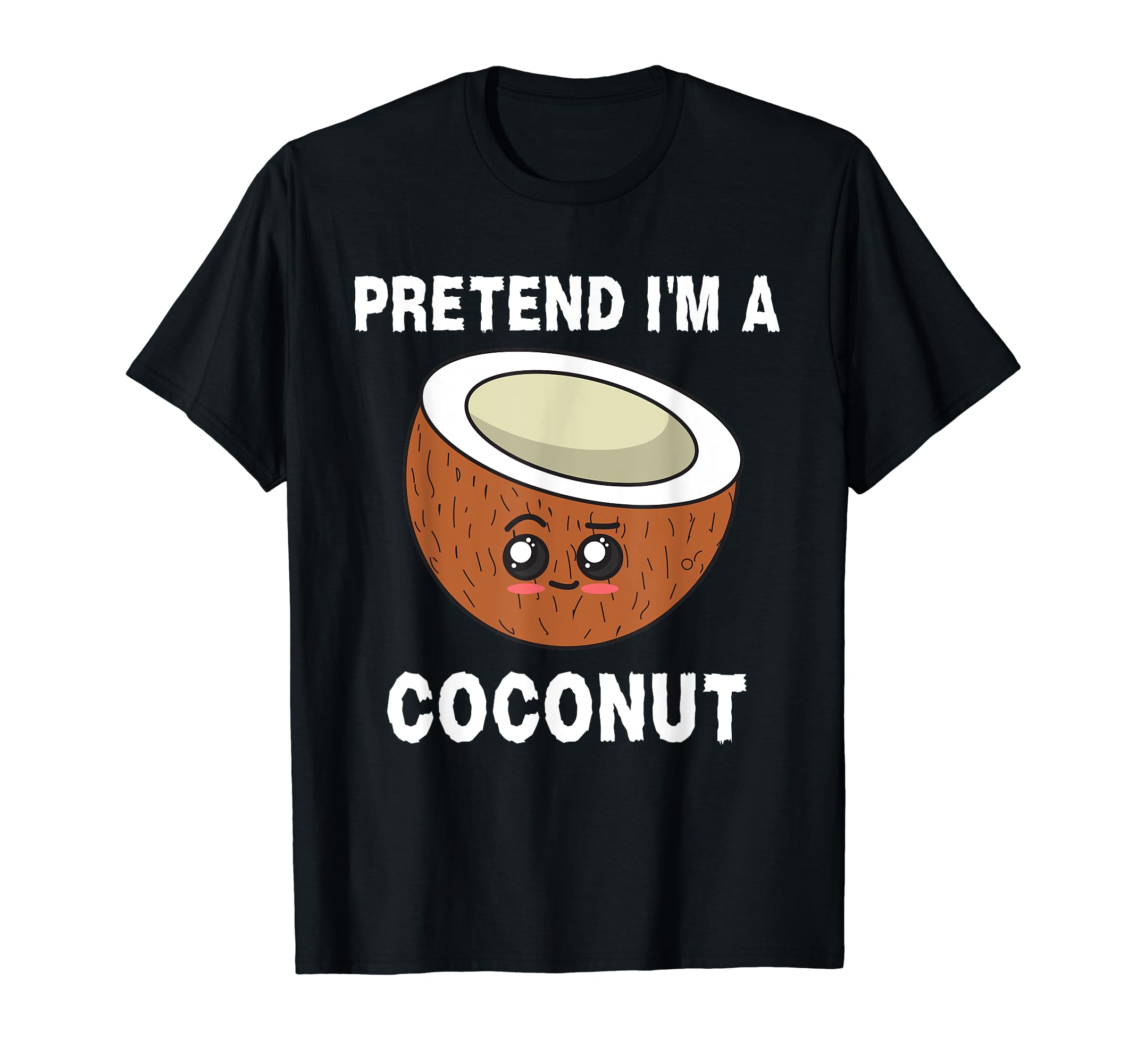 Halloween Cheap Costumes I'm With the CLICK HEREPretend I'm a Coconut Funny Sarcastic Halloween Lazy Costume T-Shirt