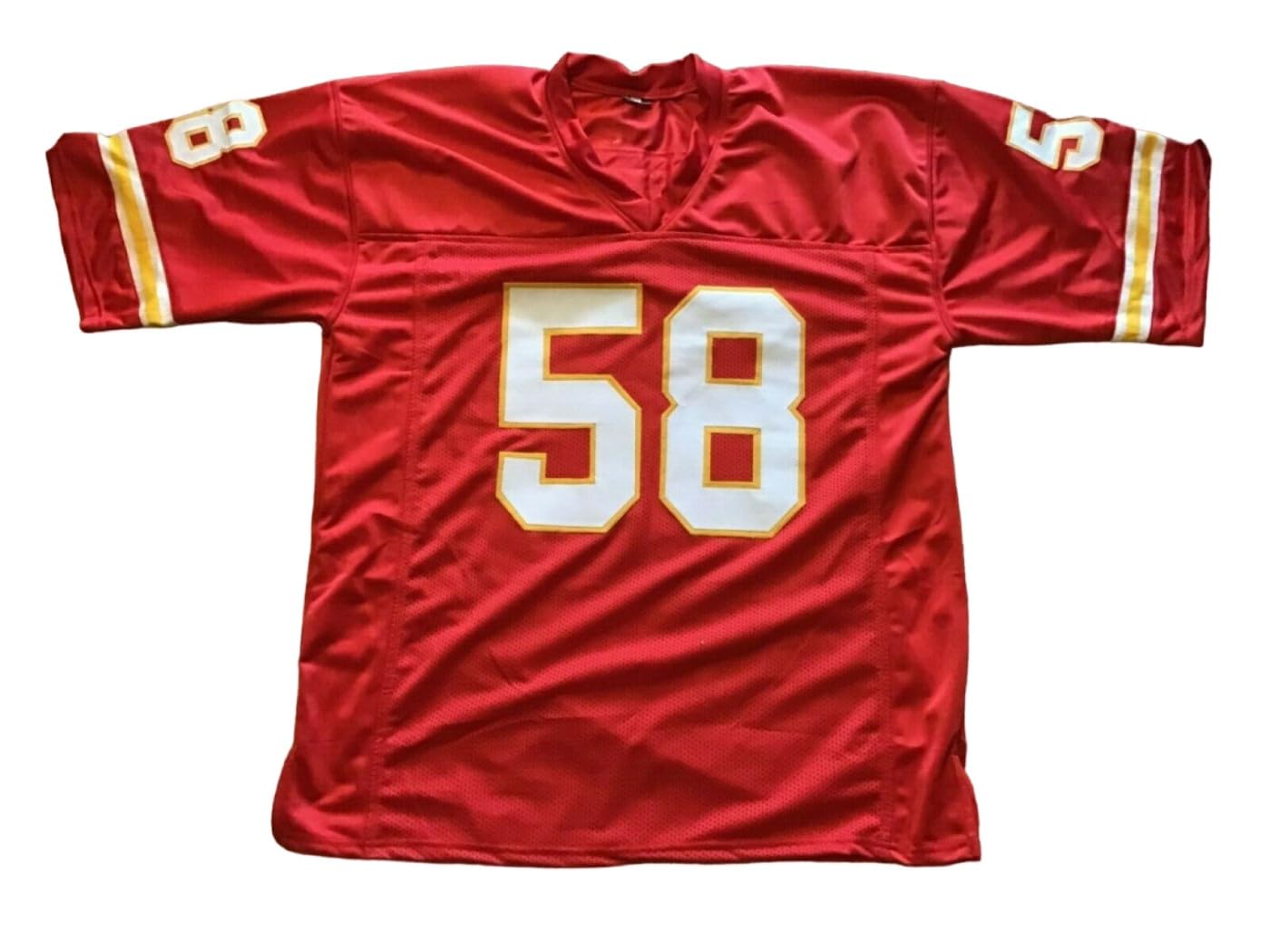 Derrick Thomas Custom Jersey Stitched Red Football New No Brand/Logos (US, Alpha, XX-Large, Regular, Regular, Red)