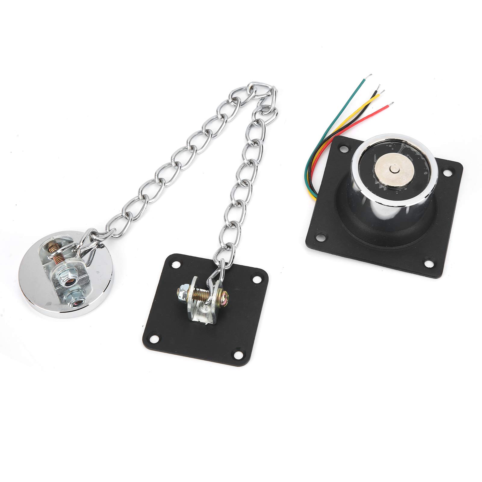 12V-24V Electromagnetic Door Holder Door Stopper for Wooden Iron Doors Cast Steel DC 12V-24V for Fire Doors Iron Doors Wooden Doors