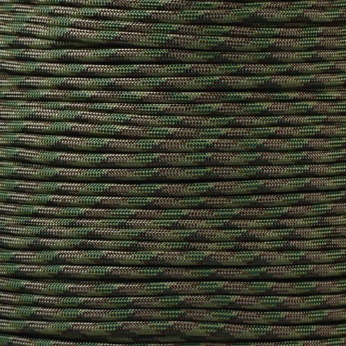 PARACORD PLANET Starke Type IV 750 LB Zugfestigkeit 11 Strand Core Paracord Spulen (250 "& 1000 'Größe Optionen), Multi Camo, 1000' Spool