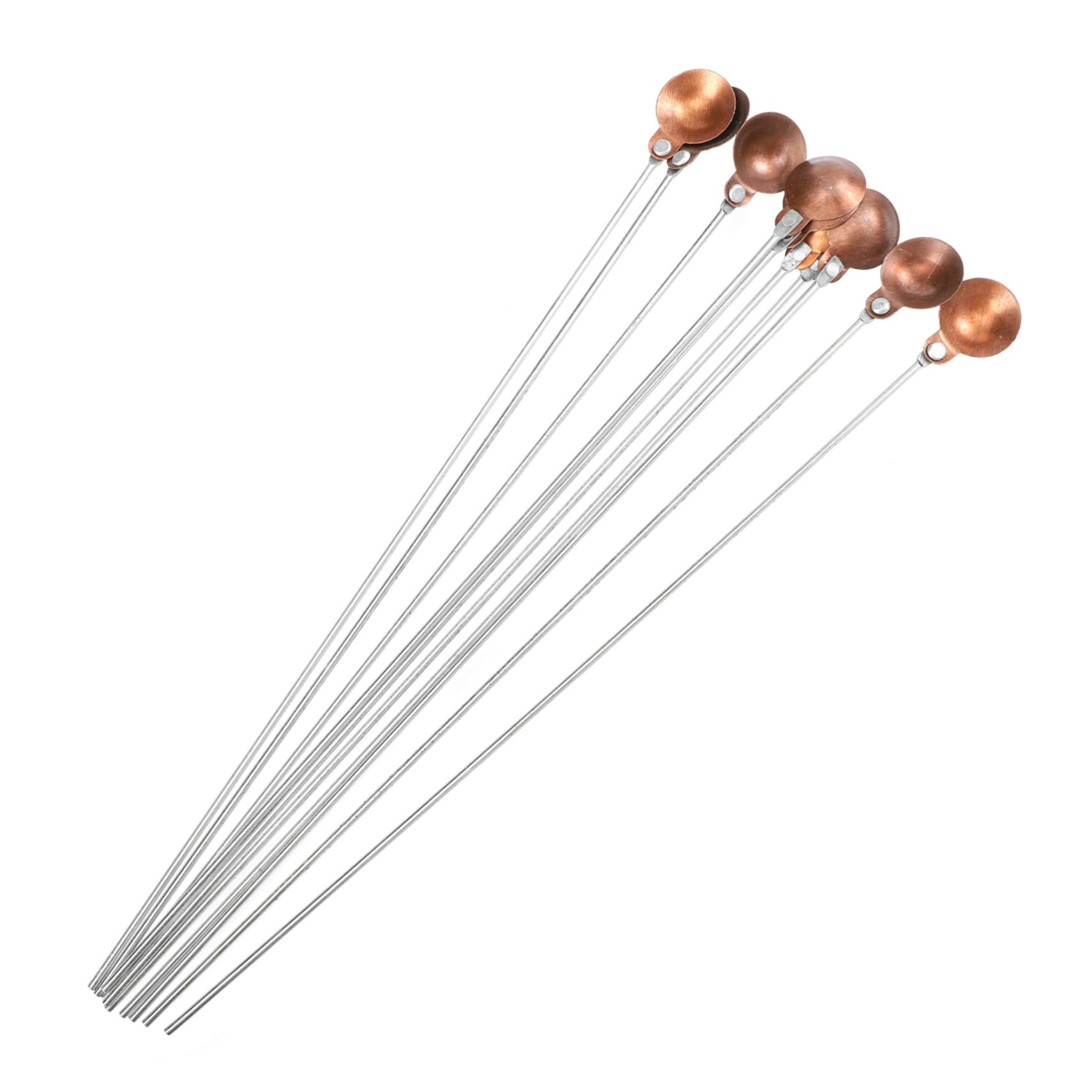 NAMOARLY Micro Lab Burning Spoons Set 10pcs Cooking Spoons for Chemical Combustion Iron Material Teaching Instrument for Science Education