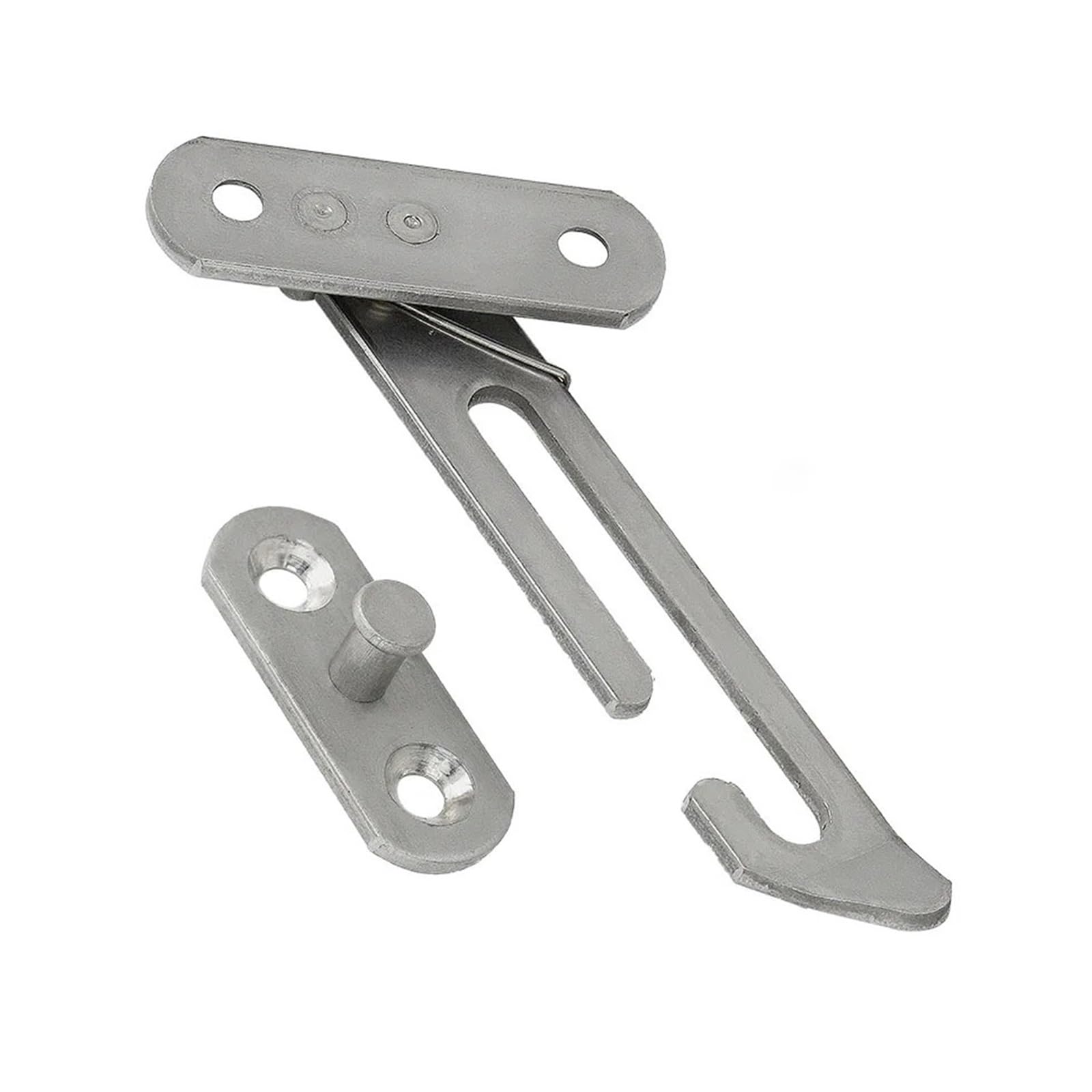 YMUGUEGH Right Window Wind Brace Hinge Glass Stopper Stainless Steel Lock Buckle Sliding Door Bracket Strut Locator Hardware Part