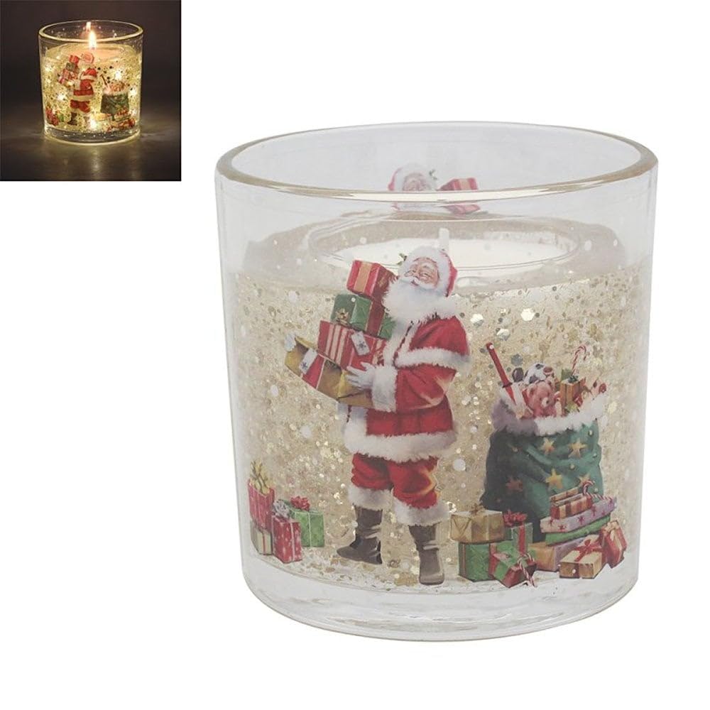 Lesser & Pavey Light Santa Led Gel Candle