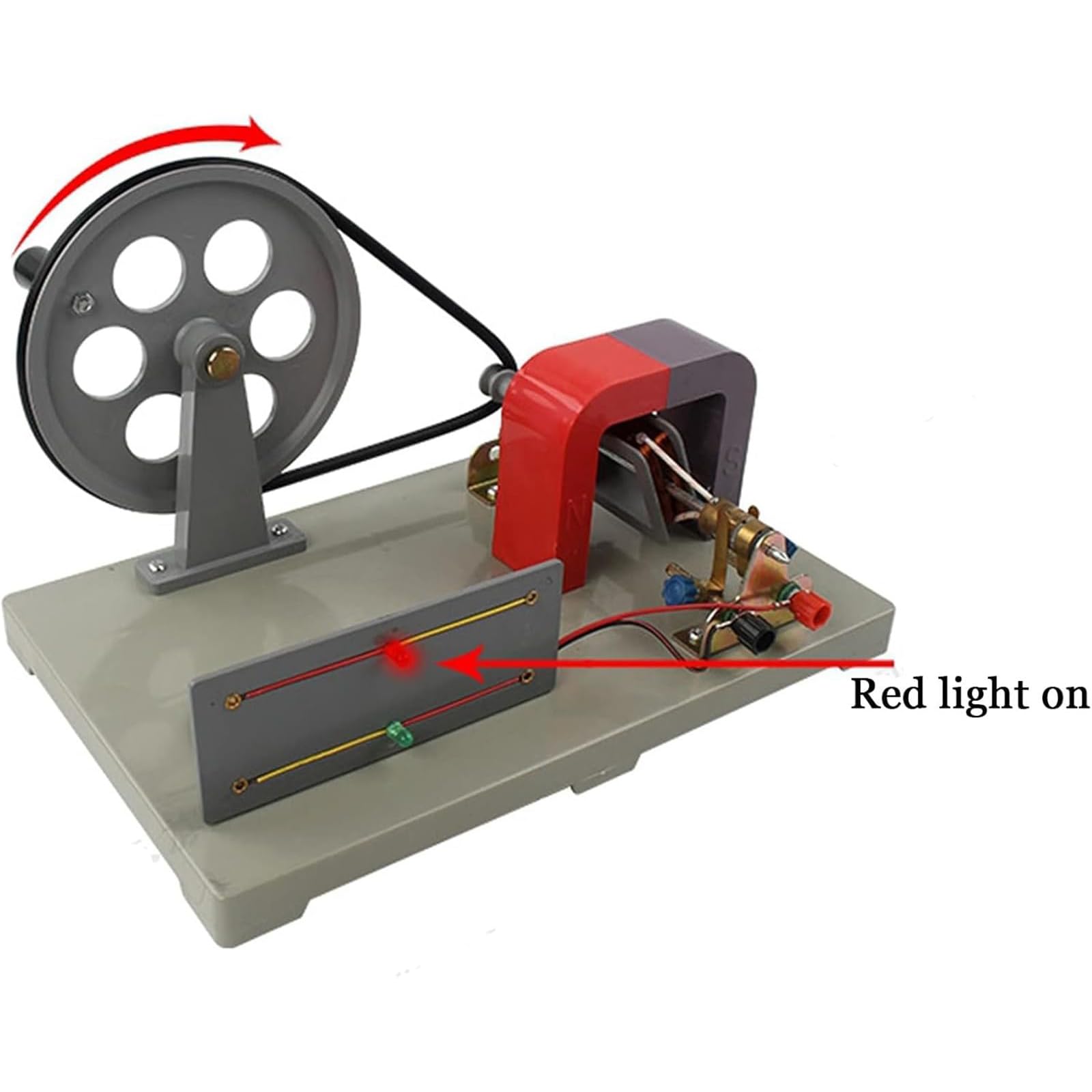 Handbetriebener Demonstrationsmotor, handgekröpfter Wechselstrom- und DC-Generator, elektromagnetisches Induktionsexperiment für Bildung und Forschung