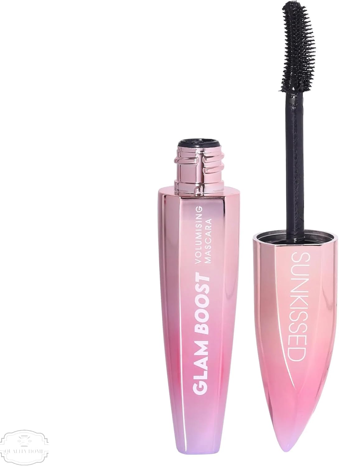 Glam Boost Mascara by Sunkissed, Volumizing Vegan Formula, Fat Dramatic Eyelashes