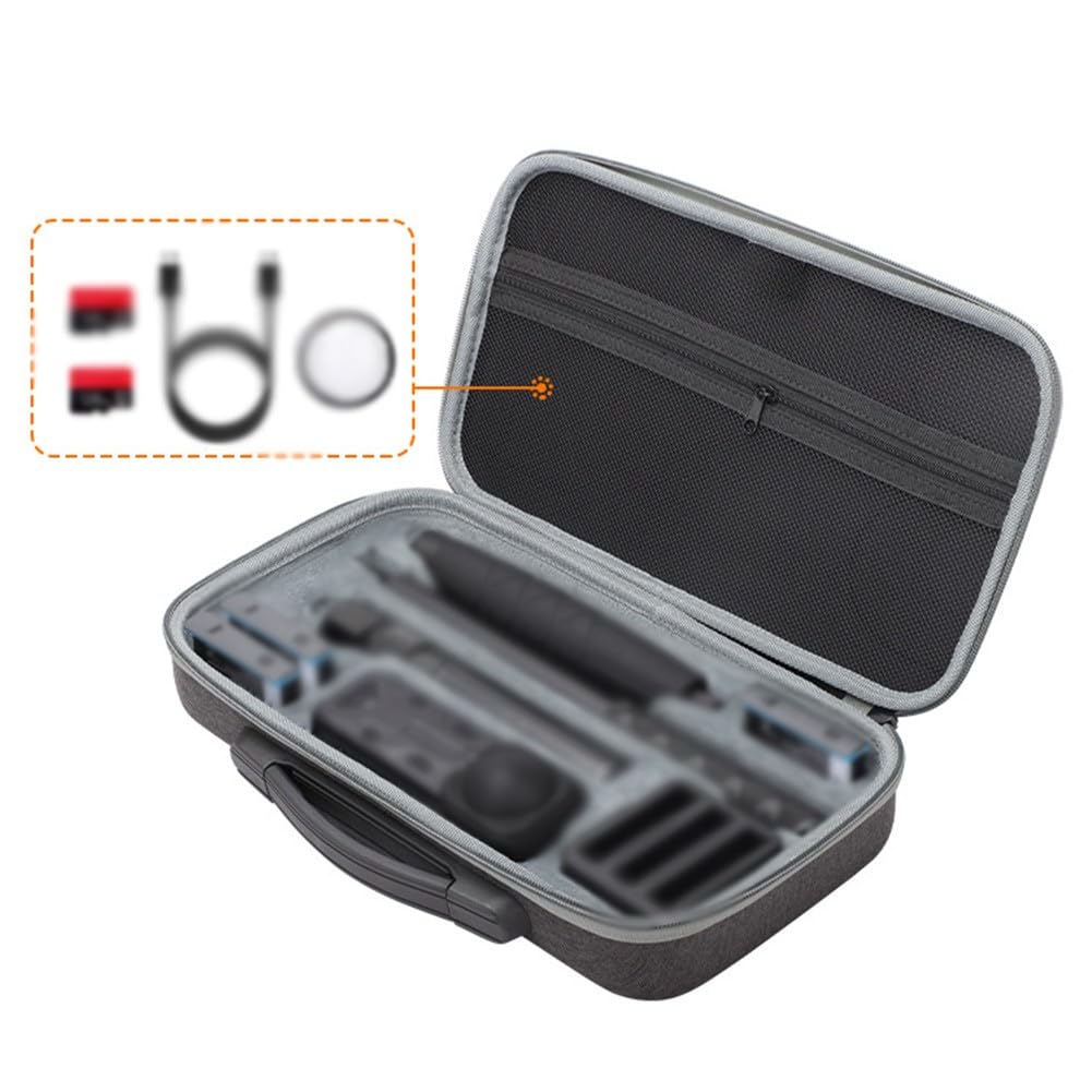 NbgrvB Étui de protection rigide en EVA pour 4 appareils photo Gris