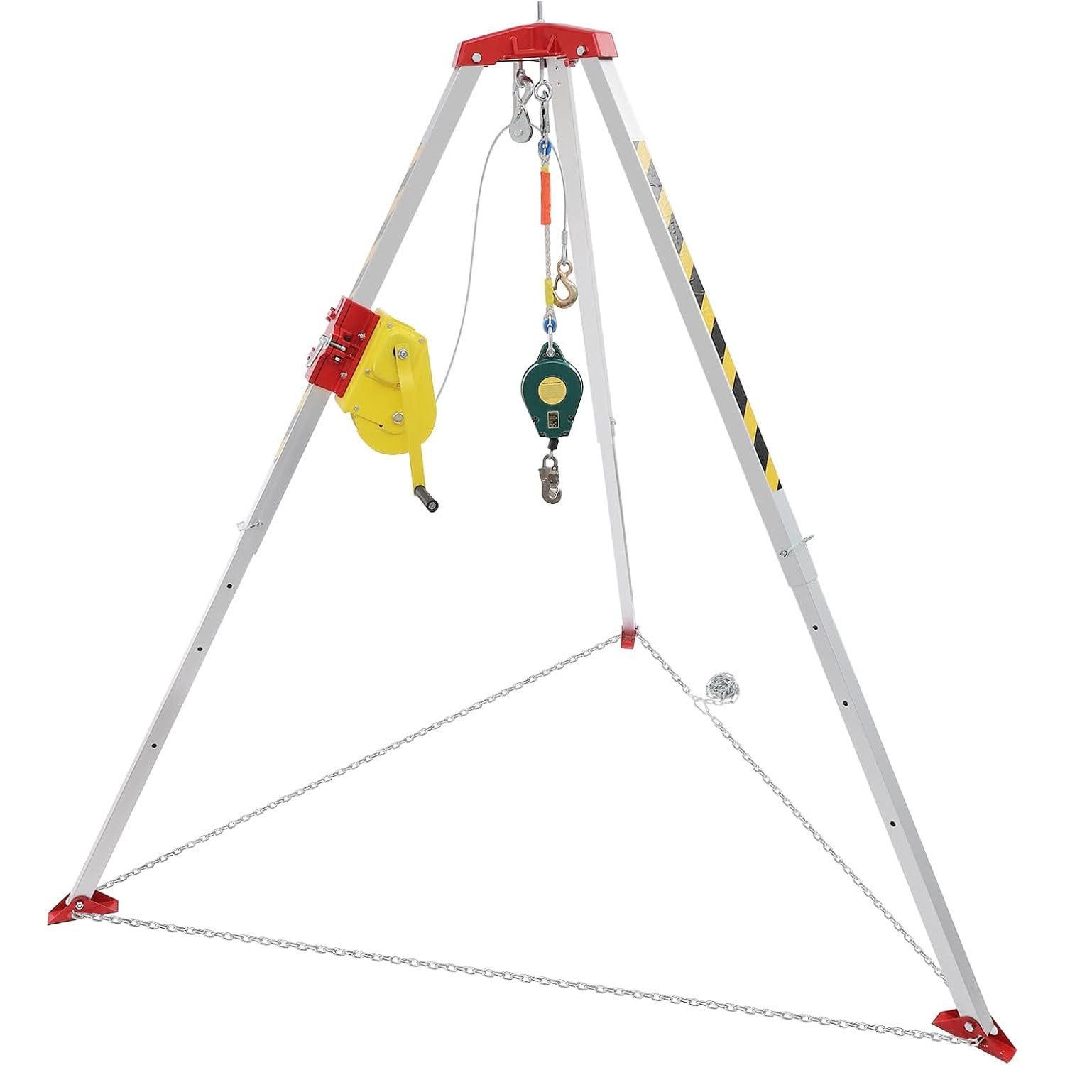 DowPie Self-Locking Manual Hand Crank Winch Tripod 1200lbs