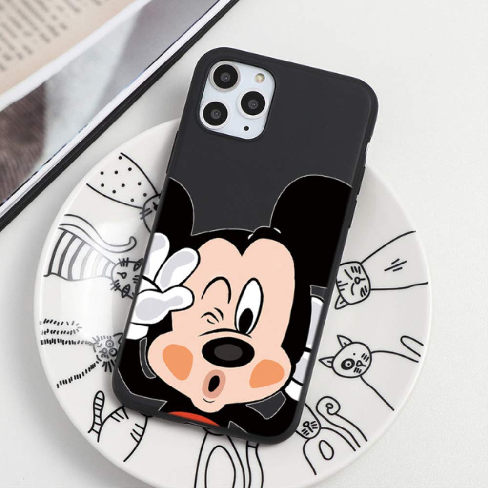 DYGZS phone caseCartoon Couple Fashion Case For Iphone Xr 11 Pro Xs Max X 5 5s Silicone Matte Cover For Iphone 7 8 6 S 6s Plus 7plus Case Girls For iPhone 11 Khe-miqi