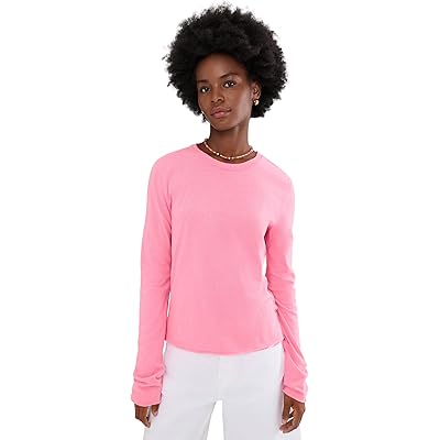 Free People Nova Tee Long Sleeve pink carnation