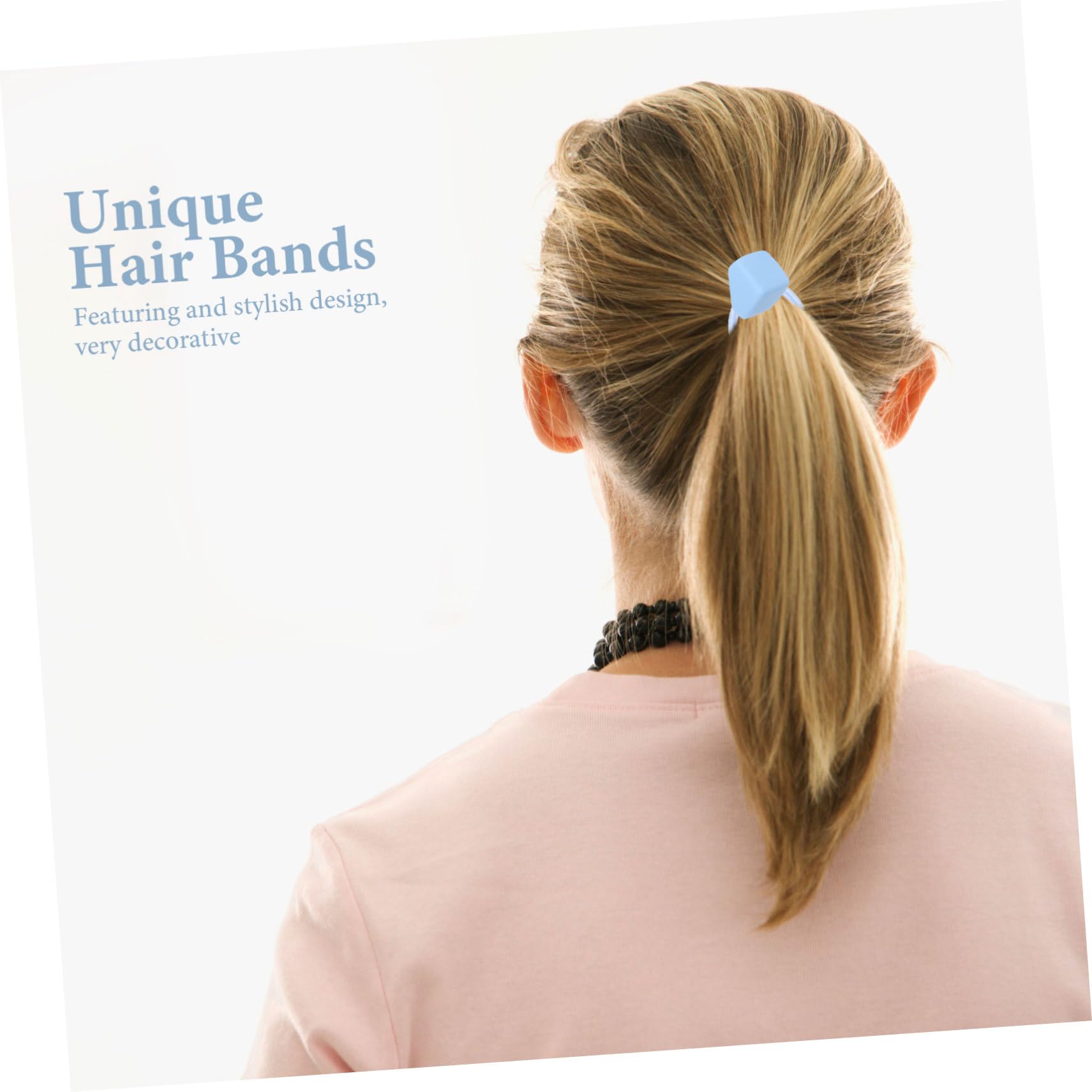 Didiseaon Juego De 5 Accesorios Para El Cabello De Moda Para Niñas: Elegantes Cuerdas Para El Cabello Bandas De Goma Decorativas Para El Cabello De Niñas 10 Unidades X 5