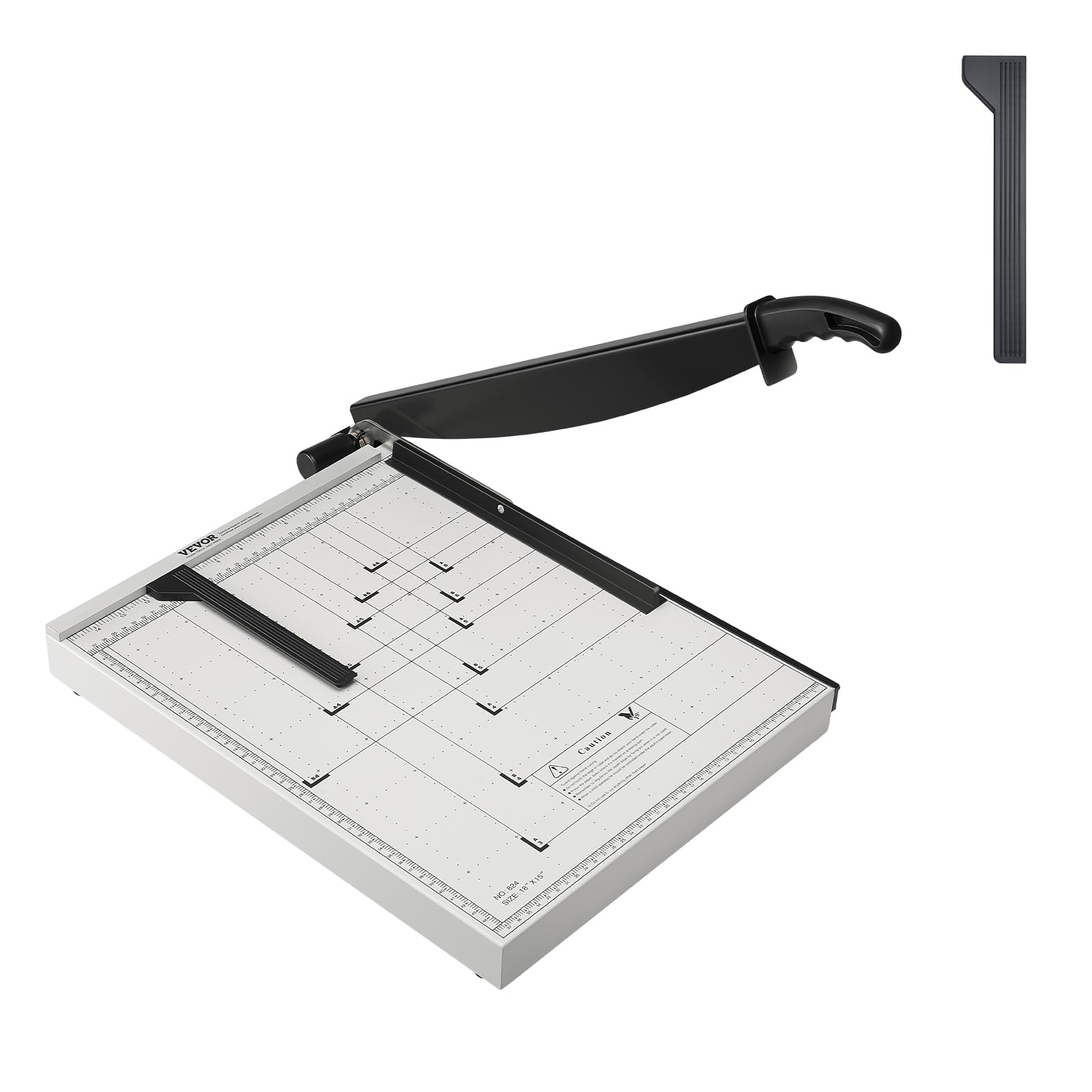 VEVOR Guillotine Papier A3 Coupe 15 Feuilles 45,7 cm avec Dispositif de Sécurité