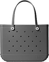 Baby Bogg Bag EVA Tote for Beach, Pool, Boat, Sports - Durable, Washable, Customizable with White Buttons