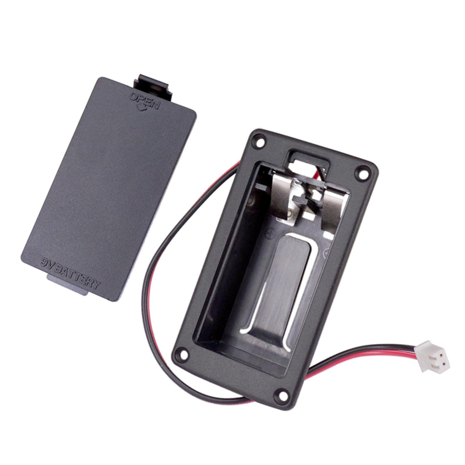9V batterie couvercle batterie cas compartiment pour la guitare basse accessoires