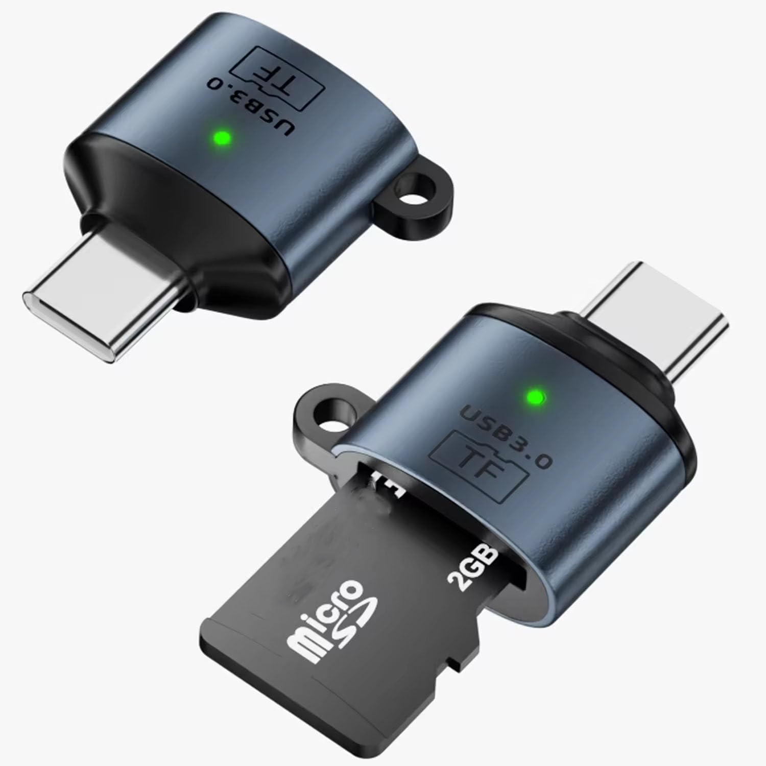 WISTAR High Speed 3.0 USB a Male Converter USB3.0 USB C Adapter Type C TF Card Reader for Phone Table Pad Laptop with Portable Keyhole-image-13