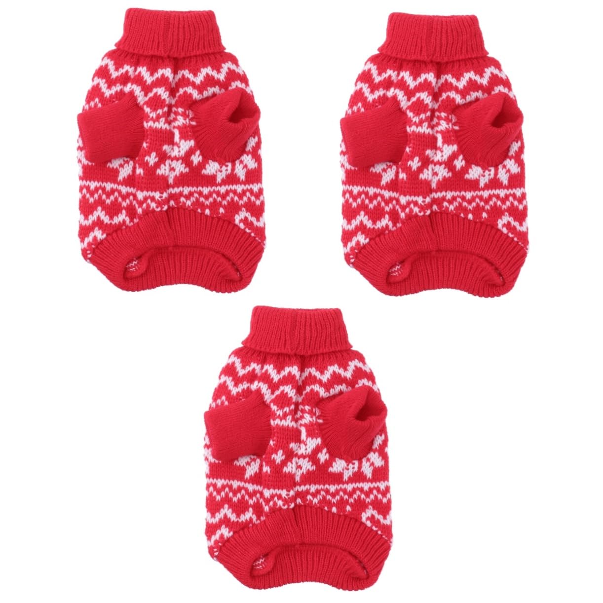 Manteau de chien de compagnie en maille douce pour une protection hivernale élégante