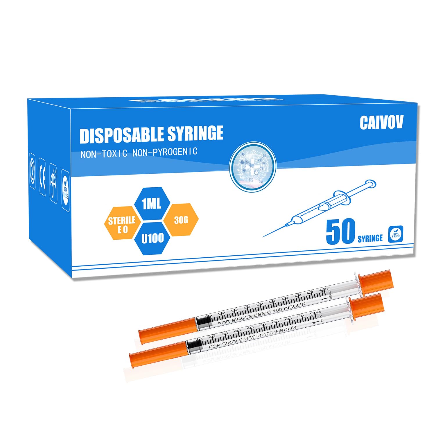 5 Pack 10ml Syringe, With 22G Needle, Dispensing Individually Wrapped — Amazon image 9