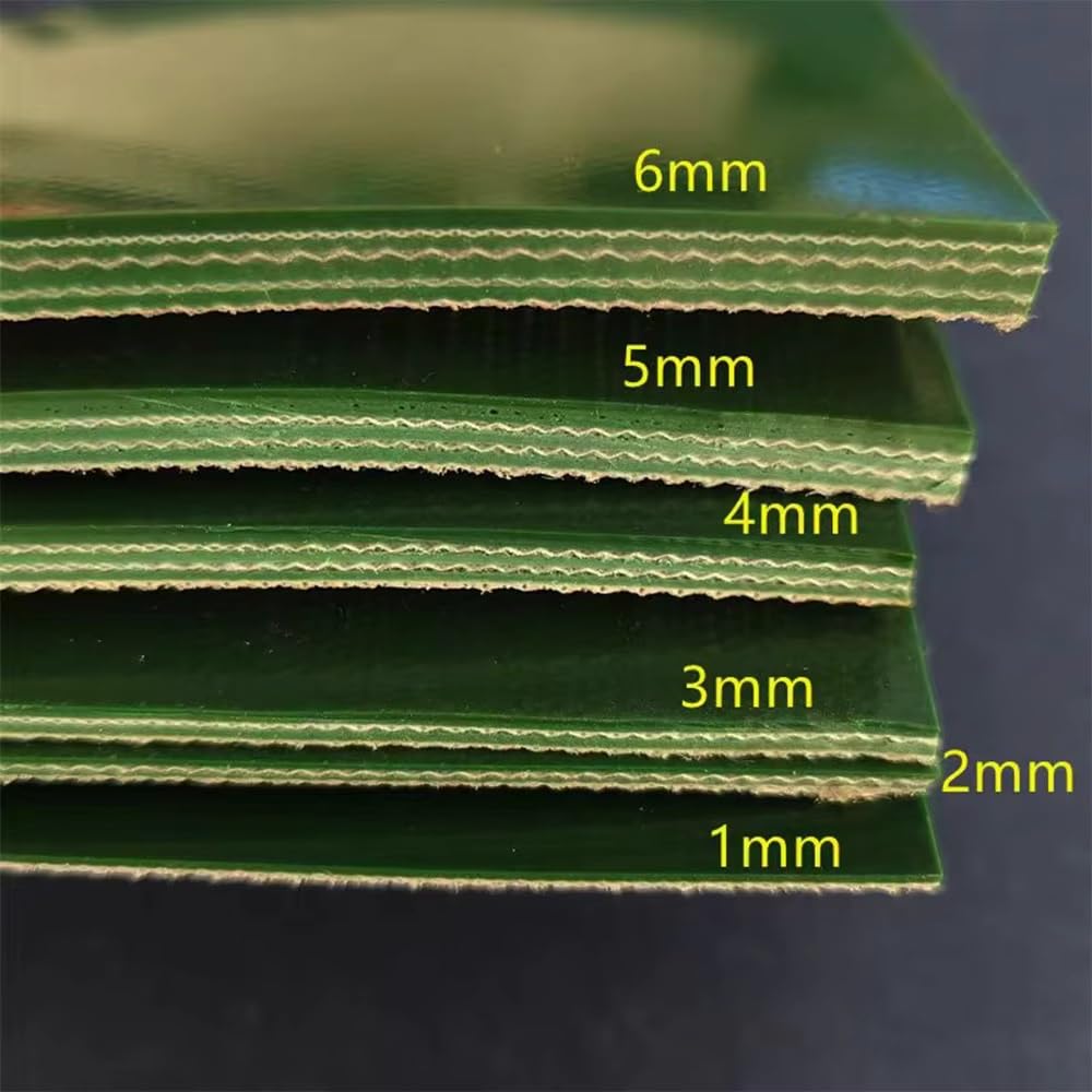 Przemysłowy zielony przenośnik taśmowy PVC - 1 szt., grubość 2 mm, długość 600-1050 mm, szerokość 15-35 mm, wszechstronny do przestrzeni produkcyjnych (20 mm, szerokość 700 mm)