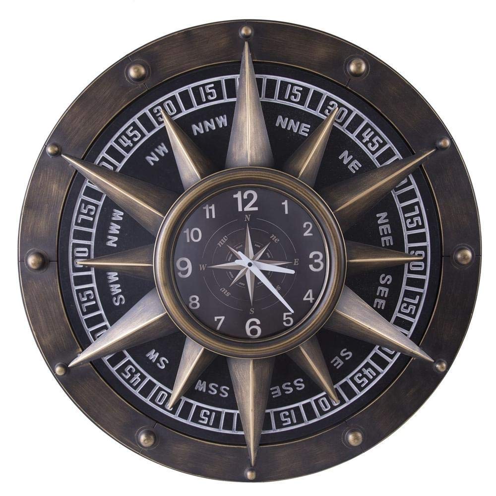 Horloge extérieur étanche résolvant le problème de rouille pour décoration de cour
