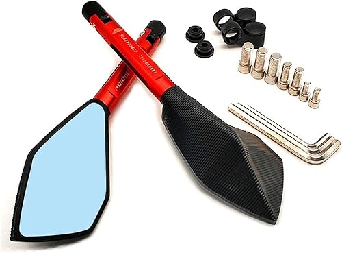 Miniatura 5 de Accesorios Espejos retrovisores laterales para motocicleta, aluminio CNC para Kawasaki Ninja 400R GTR1400 ZX14R Z1000SX H2R KLZ1000 Versys Z400