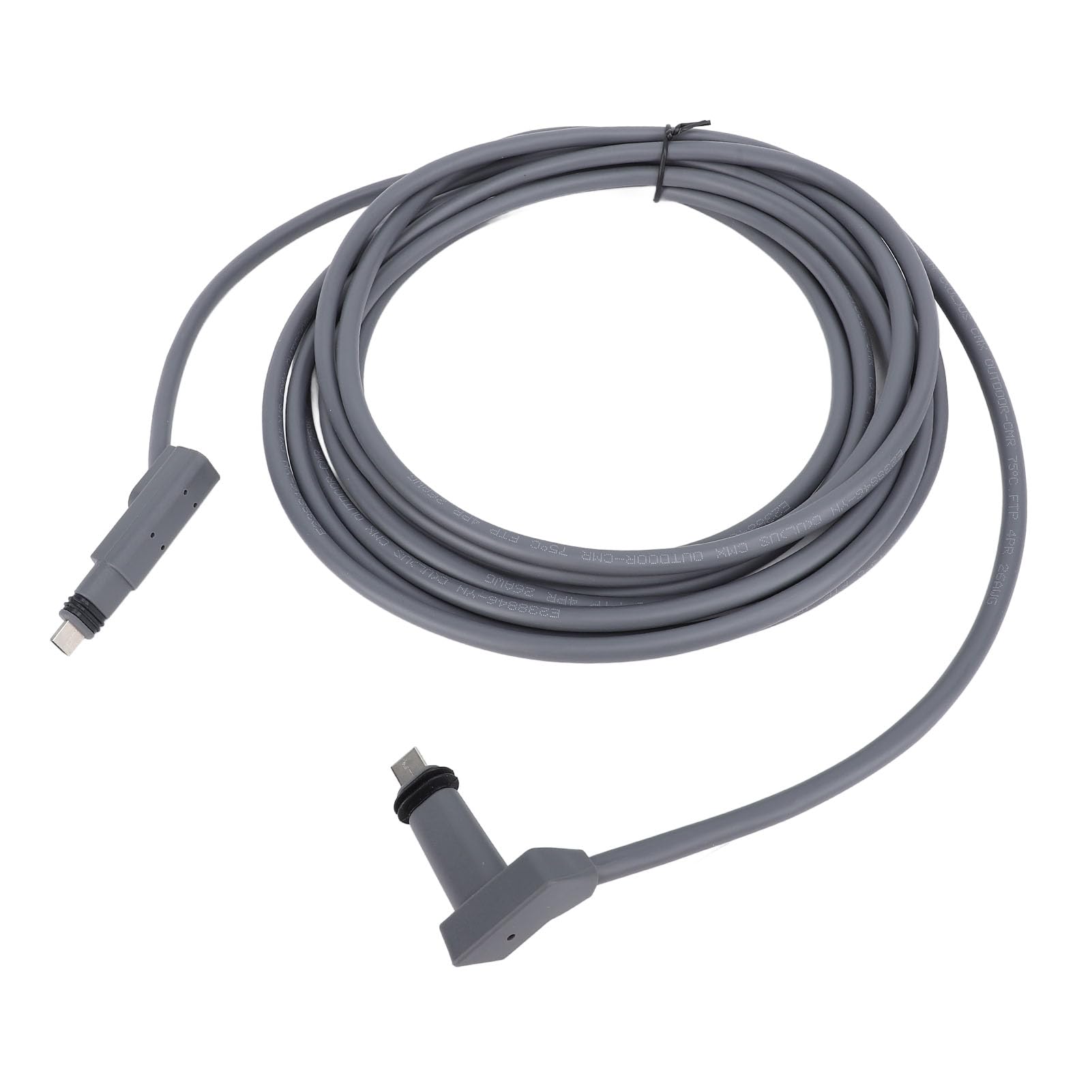 Extensión de cable satelital XTEVU, refuerzo de señal 26AWG, compatible con satélite rectangular V2, cable de red de 1200Mbps (10m)