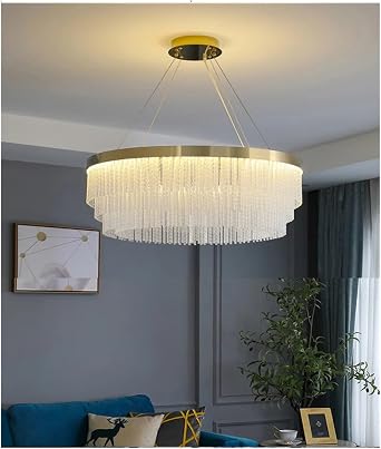 Luxury Crystal Modern Ceiling Chandelier Lights Ceiling Pendant Lamp Home Decorations Chandeliers Lighting for Living Room Light ,Modern Chandelier