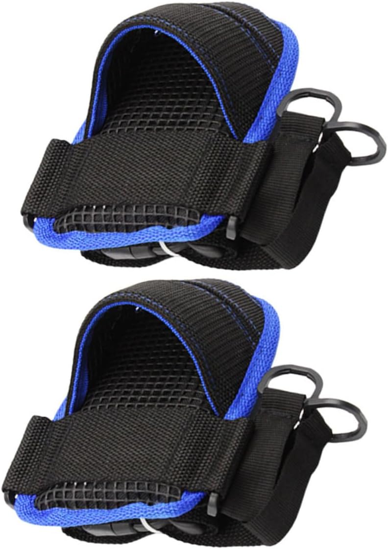 FRCOLOR 2pcs Fishing Rod Waist Belt Holder Adjustable Oxford Fabric Fishing Fighting Rod Holder Belt Hands-free for Boat