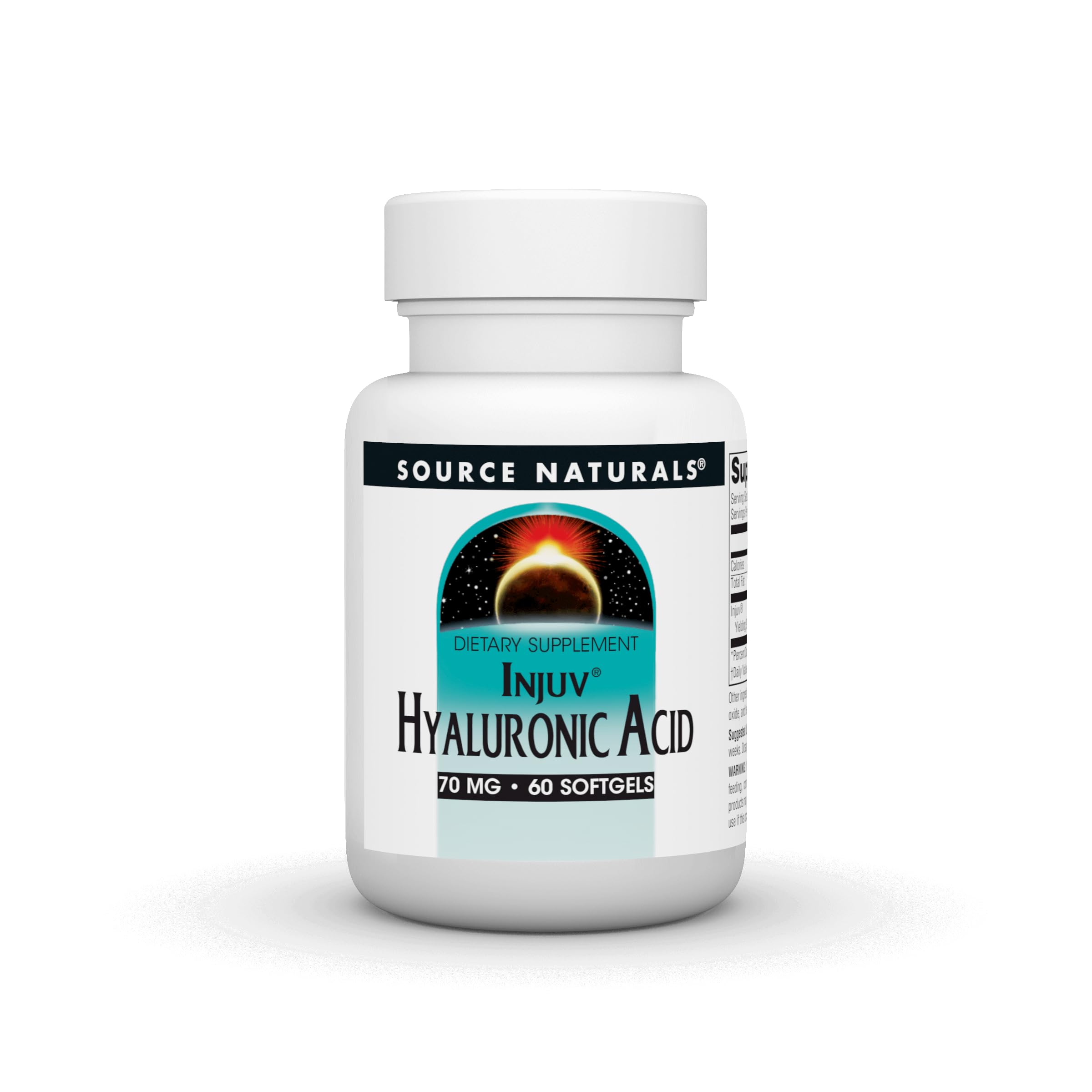 Source Naturals Hyaluronic Acid Injuv 70mg - 60 Capsules