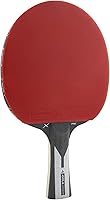 JOOLA Carbon X Pro Ping Pong Paddle - ITTF Approved Carbon Blade, Pro Friction Rubber for Elite Speed, Spin & Control - Red Table Tennis Racket