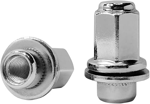 Miniatura 3 de Juego de 4 tuercas cromadas M12x1.5 para rueda compatibles con Toyota Corolla Camry 4Runner Land Cruiser RAV4 Avalon Sienna Lexus GS350 GX460 ES300