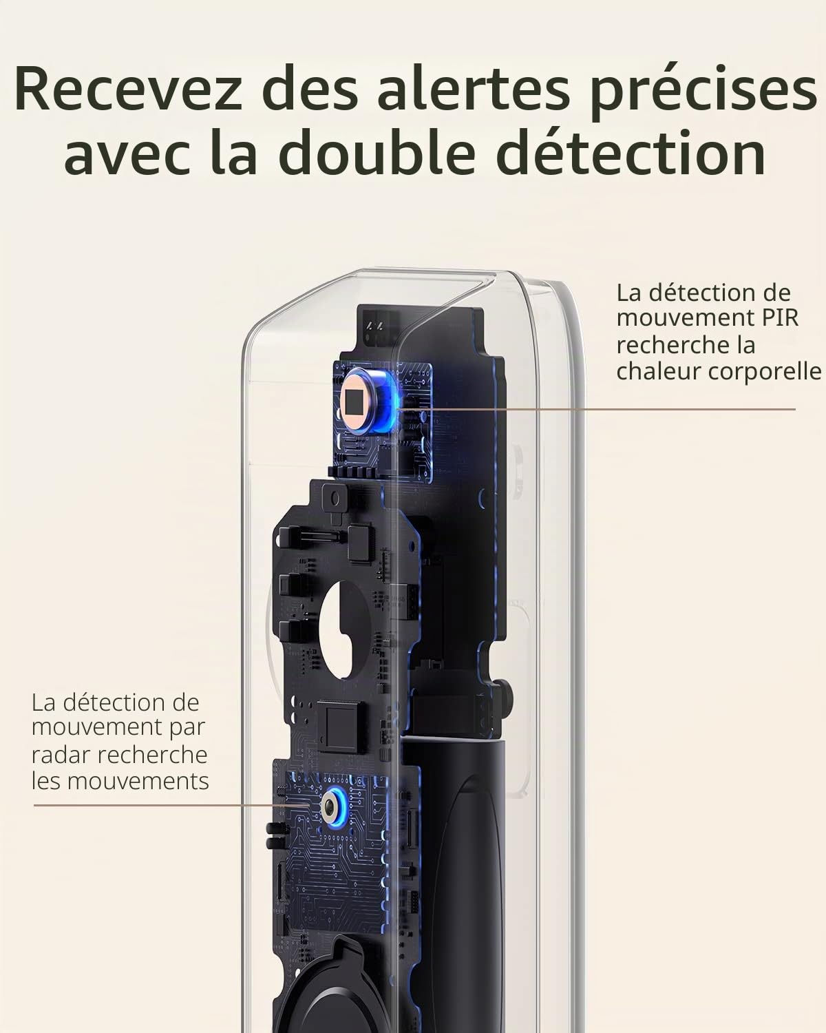 eufy Security Video Doorbell S330 Sonnette sans Fil avec 2 Cameras (sur batterie) avec HomeBase, Double Détection des Mouvements et Colis, 2K HD, sans Charges Mensuelles, 16G de Stockage Local