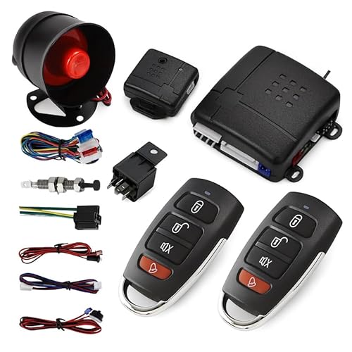 DISCORAMA® KIT CAR ALARM SYSTEM ALLARME ANTIFURTO COMPLETO UNIVERSALE PER