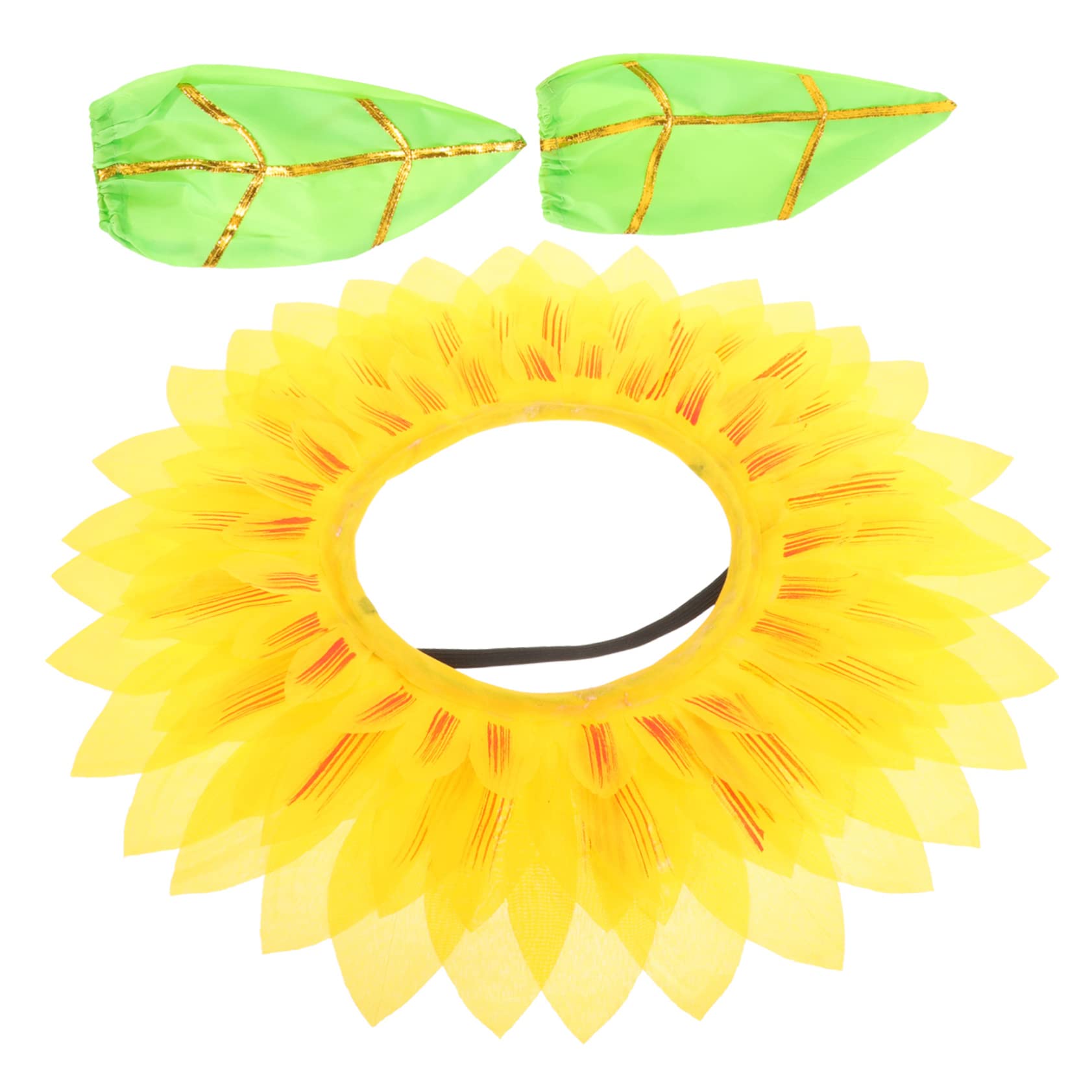 VICASKY 1 Set sunflower hat hair hoop for kids sunflower costumes accessory toys for kids toys boy yellow outfit kids dresses funny helmet