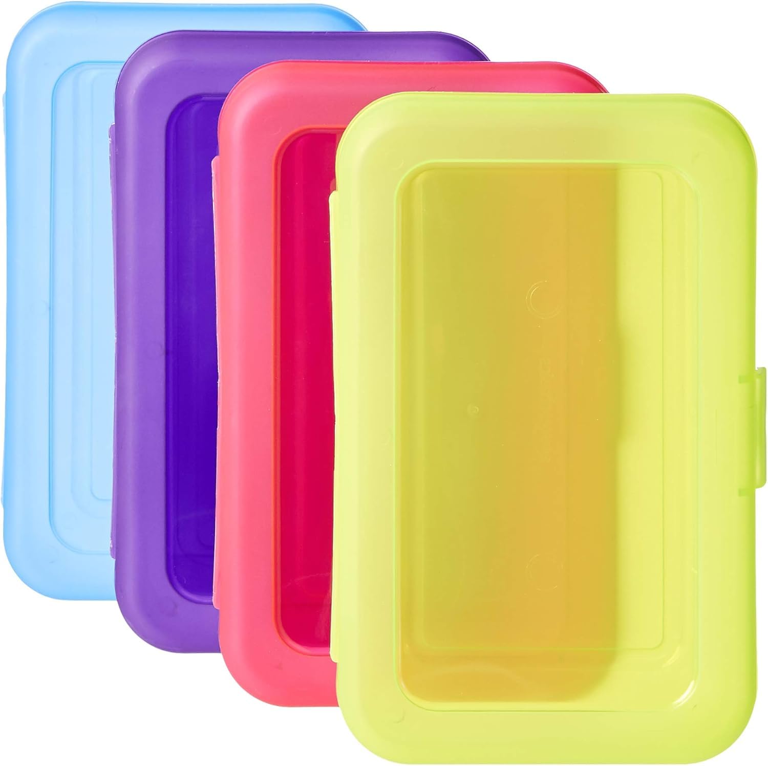 Amazon Basics 4-Pack Large Pencil Cases