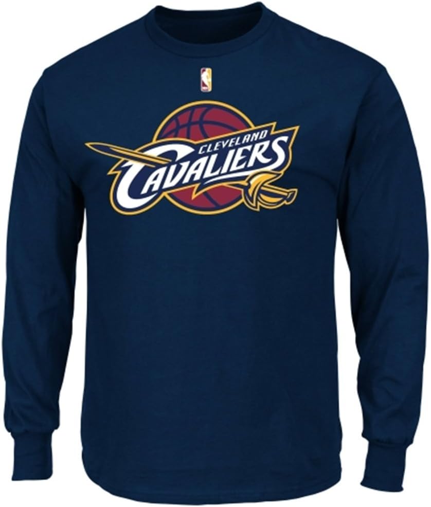 adidas Cleveland Cavaliers Navy Primary Logo Long Sleeve T-Shirt
